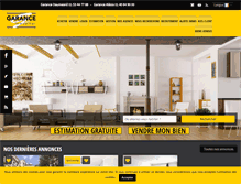 Tablet Screenshot of garance-immo.com